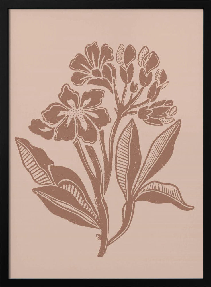 Mocha Florals | Poster