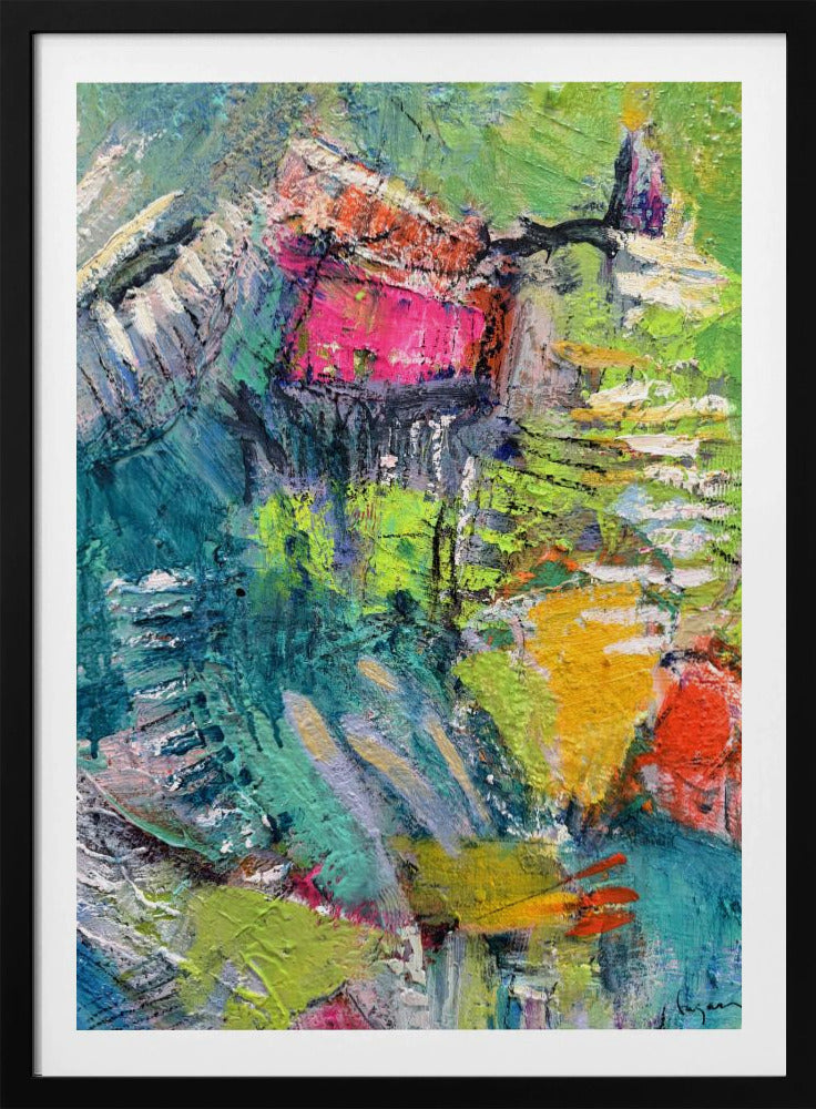 Expressionist Colorful Abstract | Poster