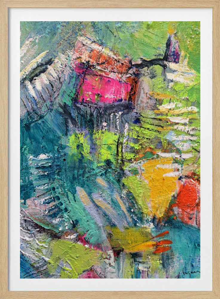 Expressionist Colorful Abstract | Poster