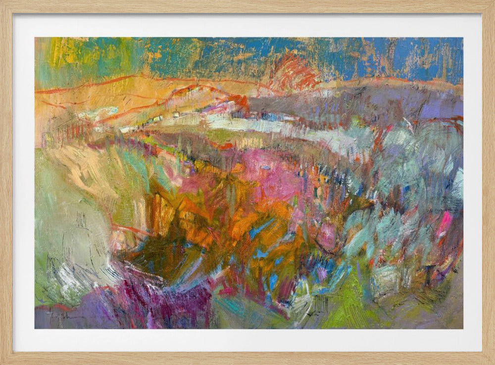 Vivid Mountain Landscape | Poster