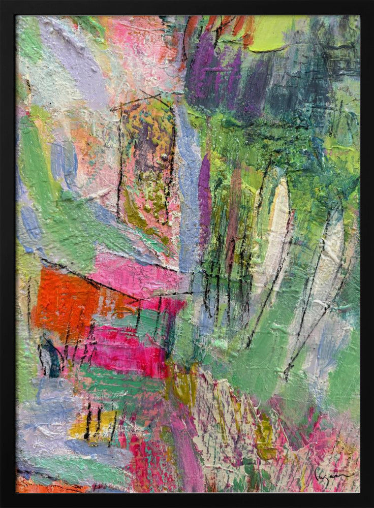 Vivid Abstract Neighborhood | Poster