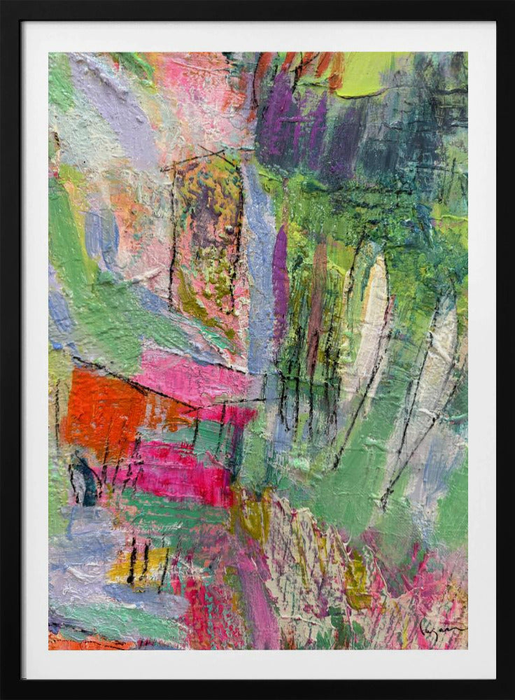 Vivid Abstract Neighborhood | Poster