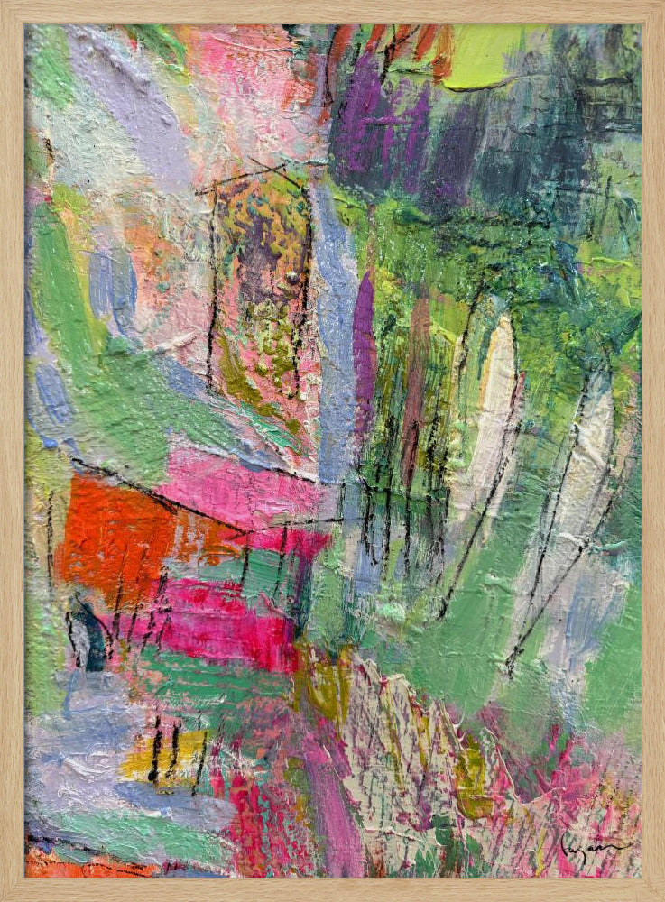 Vivid Abstract Neighborhood | Poster