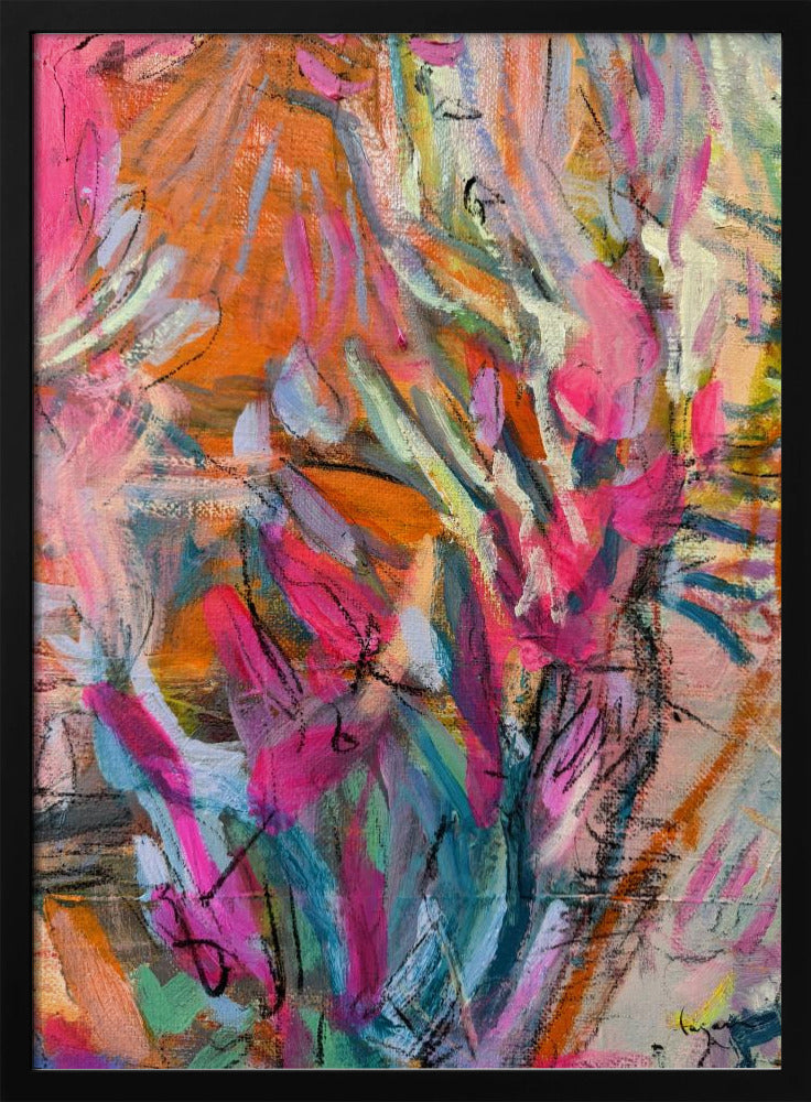 Pink abstract petals | Poster