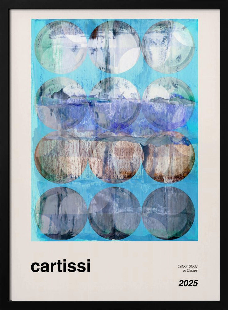 Colour Study In Circles | Poster