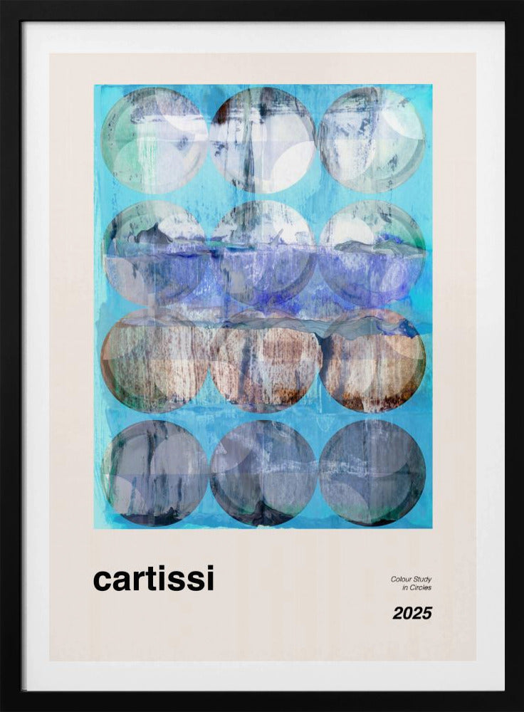 Colour Study In Circles | Poster