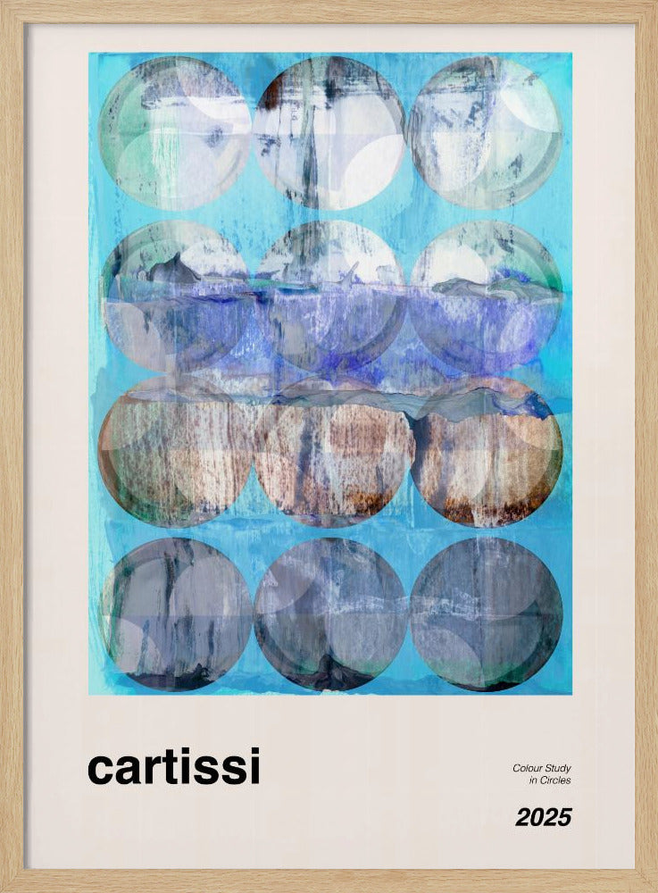 Colour Study In Circles | Poster