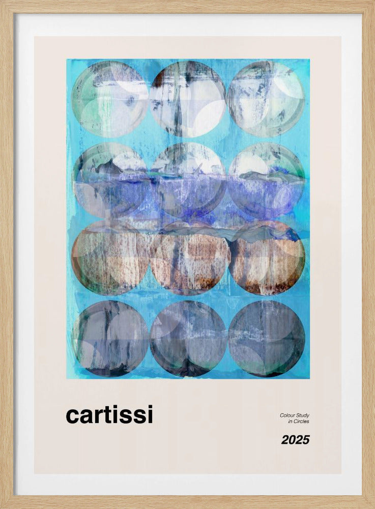 Colour Study In Circles | Poster