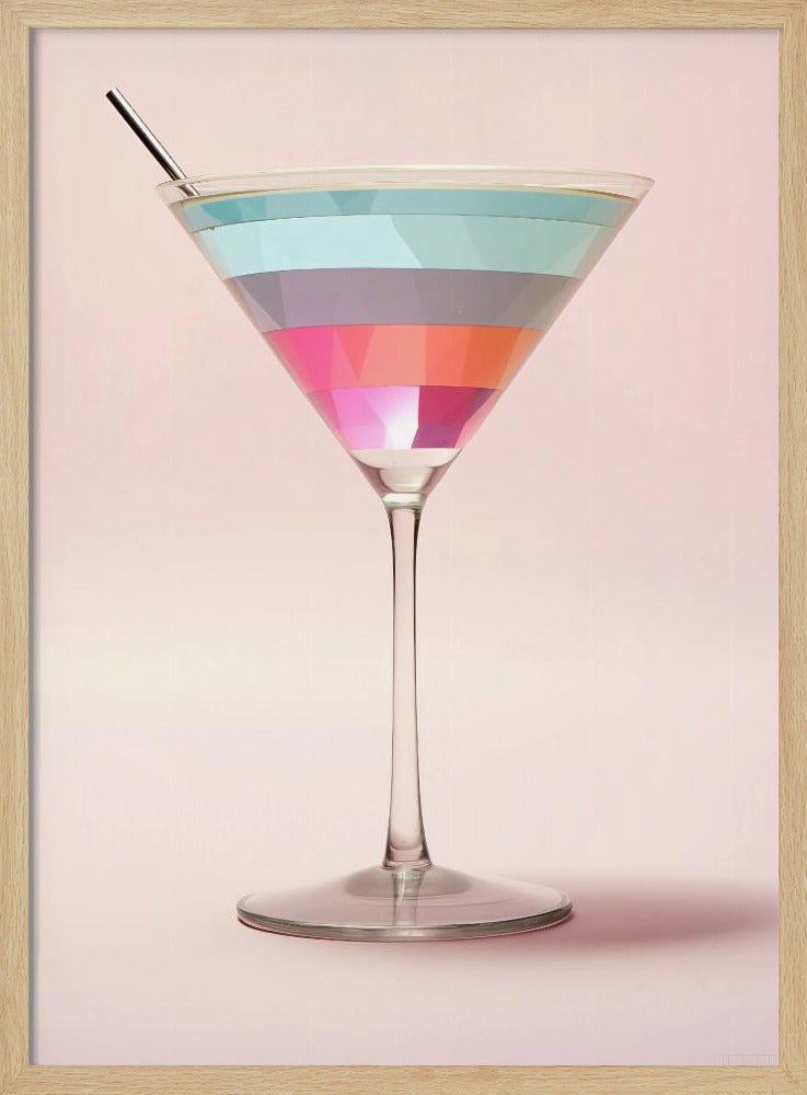 Striped Martini | Poster