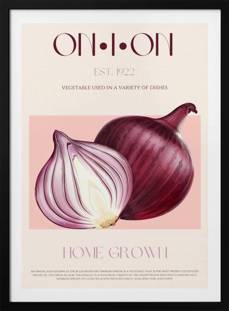 Onion Elegance | Poster