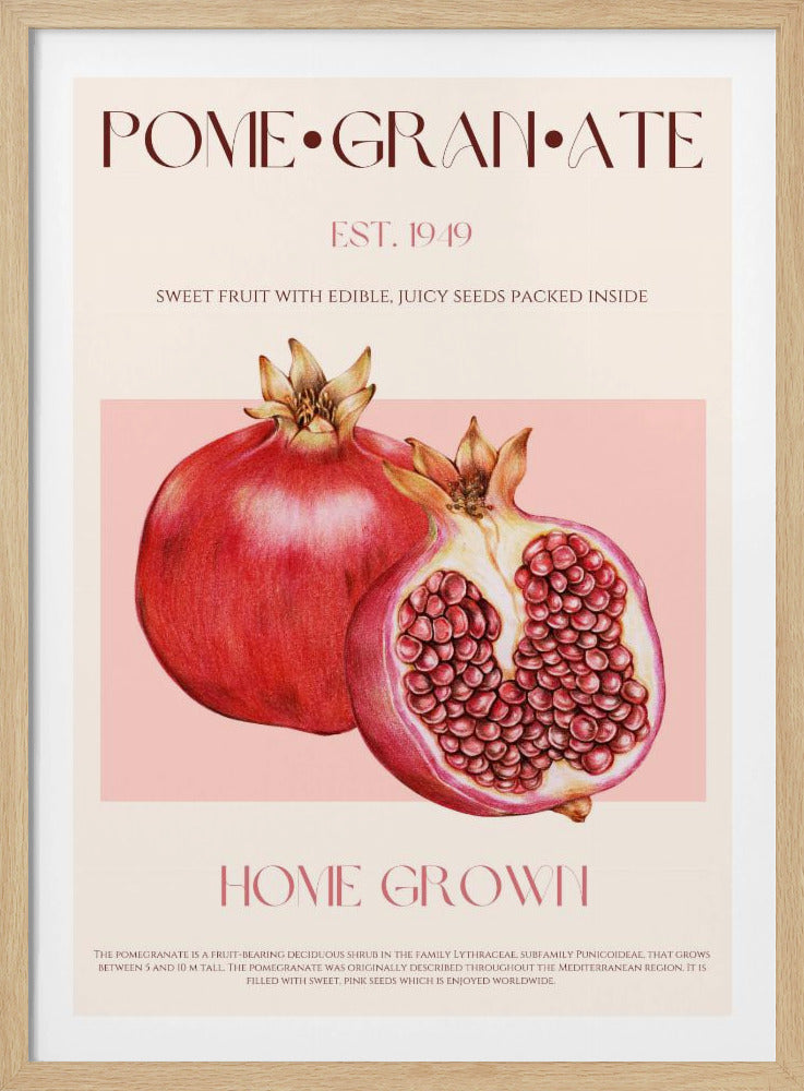 Juicy Pomegranate | Poster