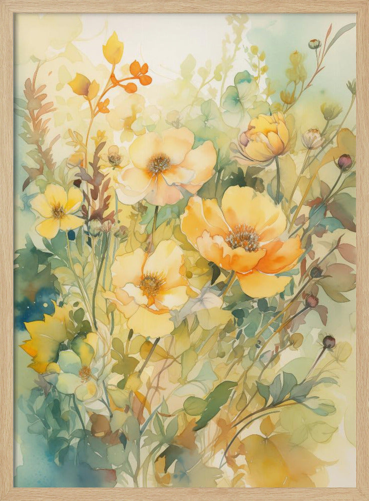 Summer Flowers No 2 | Poster