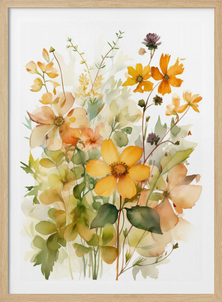 Summer Flowers No 4 | Poster