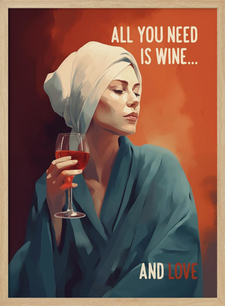 All You Need Is Wine | Poster