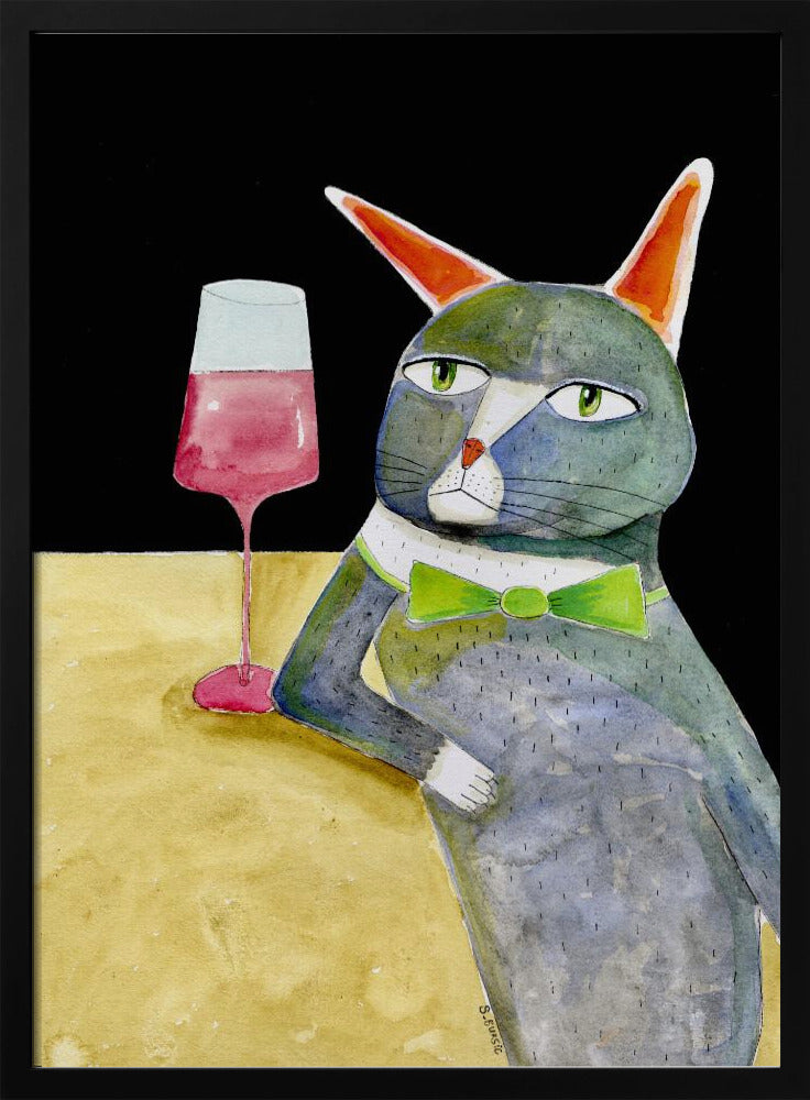 Cat at the Bar | Poster