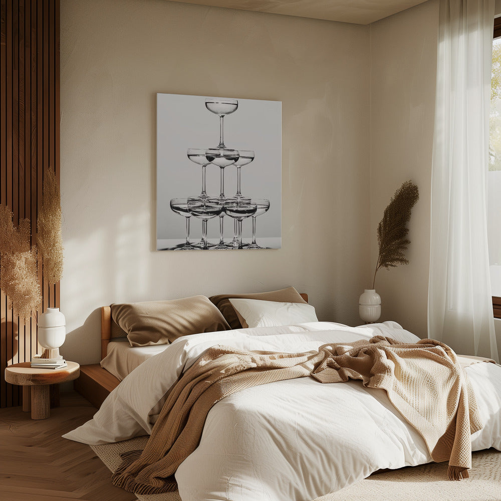 Champagne tower_6 | Canvas
