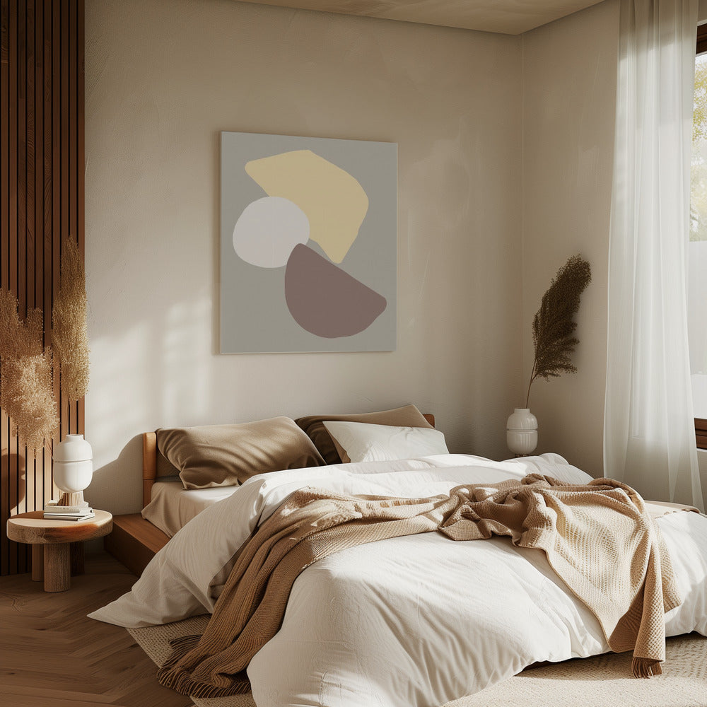 Geometrical Fields Yellow | Canvas