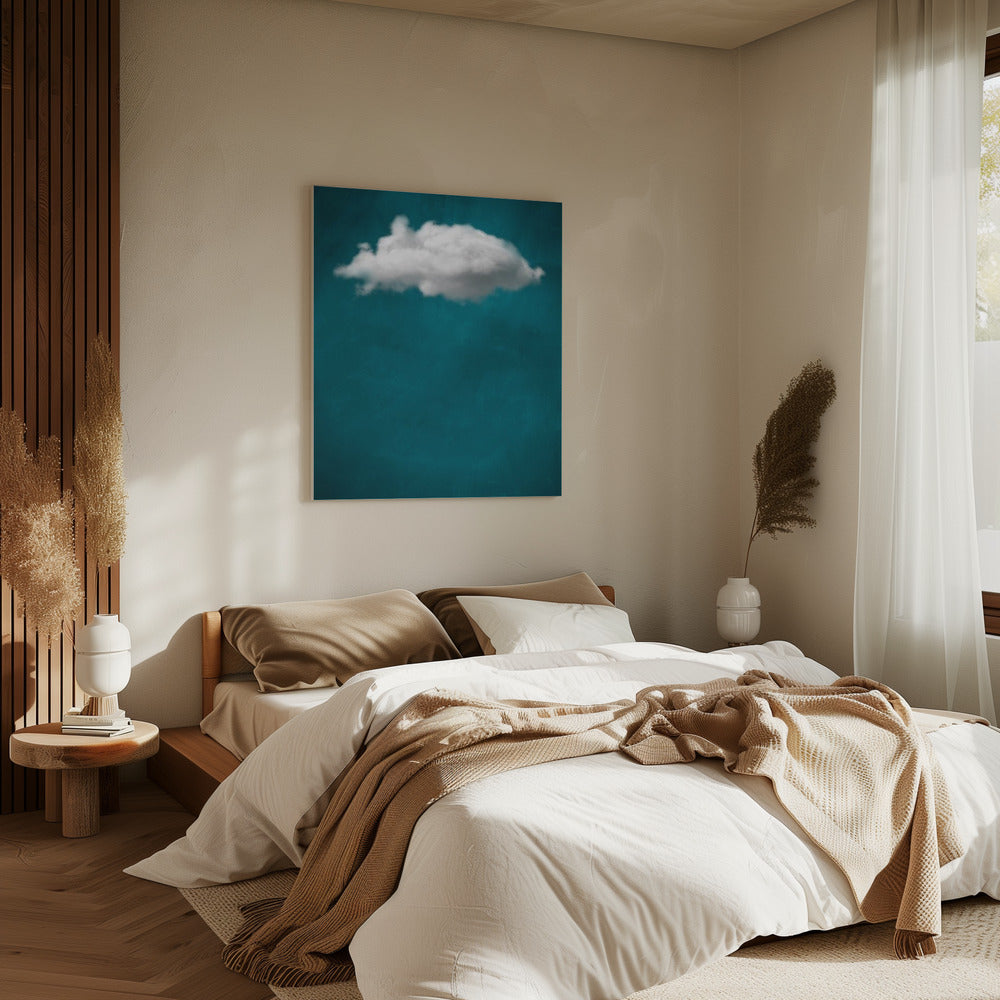 Teal Cloud No 1 | Canvas