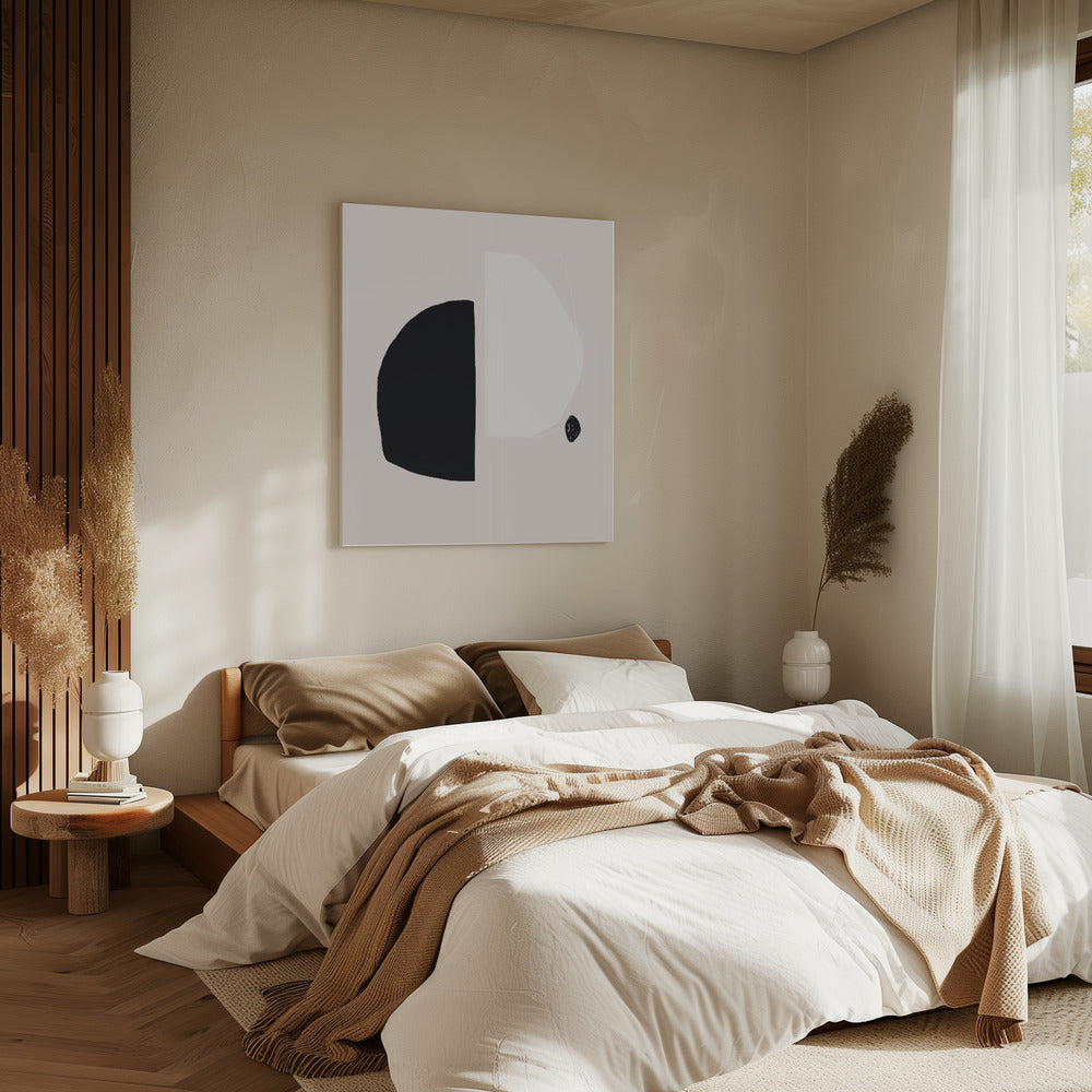 Black And White Geometric Shapes | Canvas