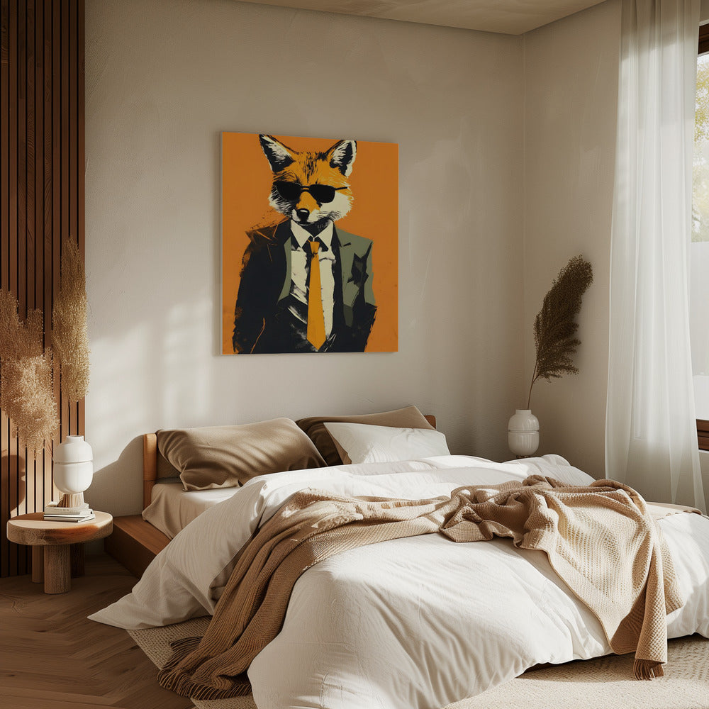 Fox In a Suit | Canvas