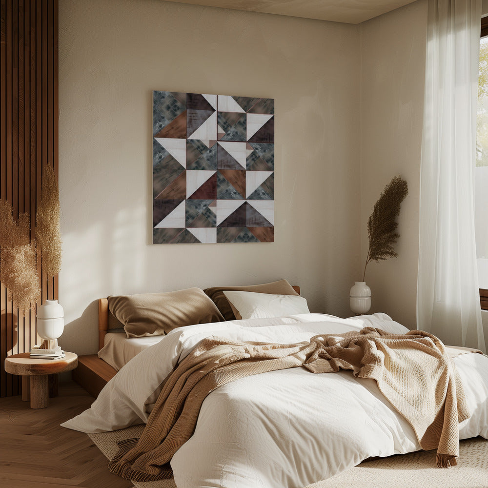 Sepia Inlay 1 | Canvas