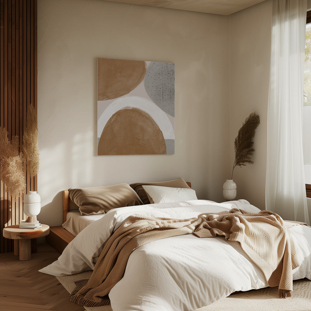 Earthy Shapes Harmony | Canvas