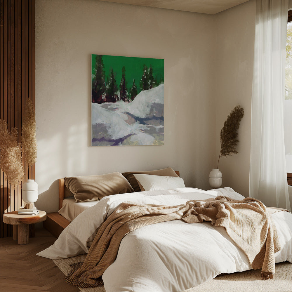 Winter Scene  In the Forest 2 | Canvas