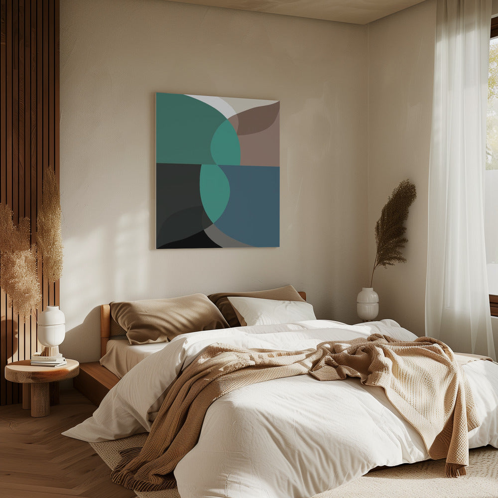 Abstract Shapes Art Print No 2 | Canvas