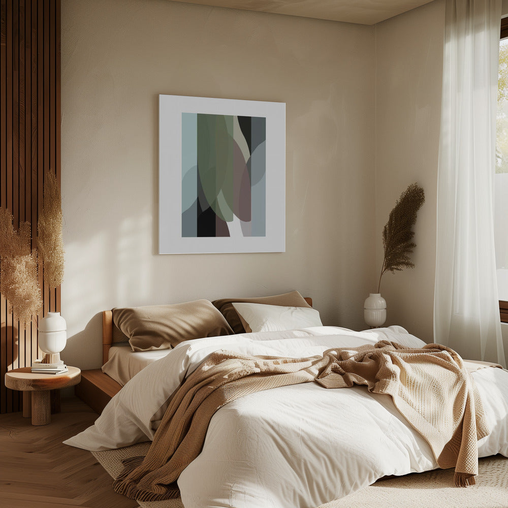 Abstract Shapes Art Print No 4 | Canvas