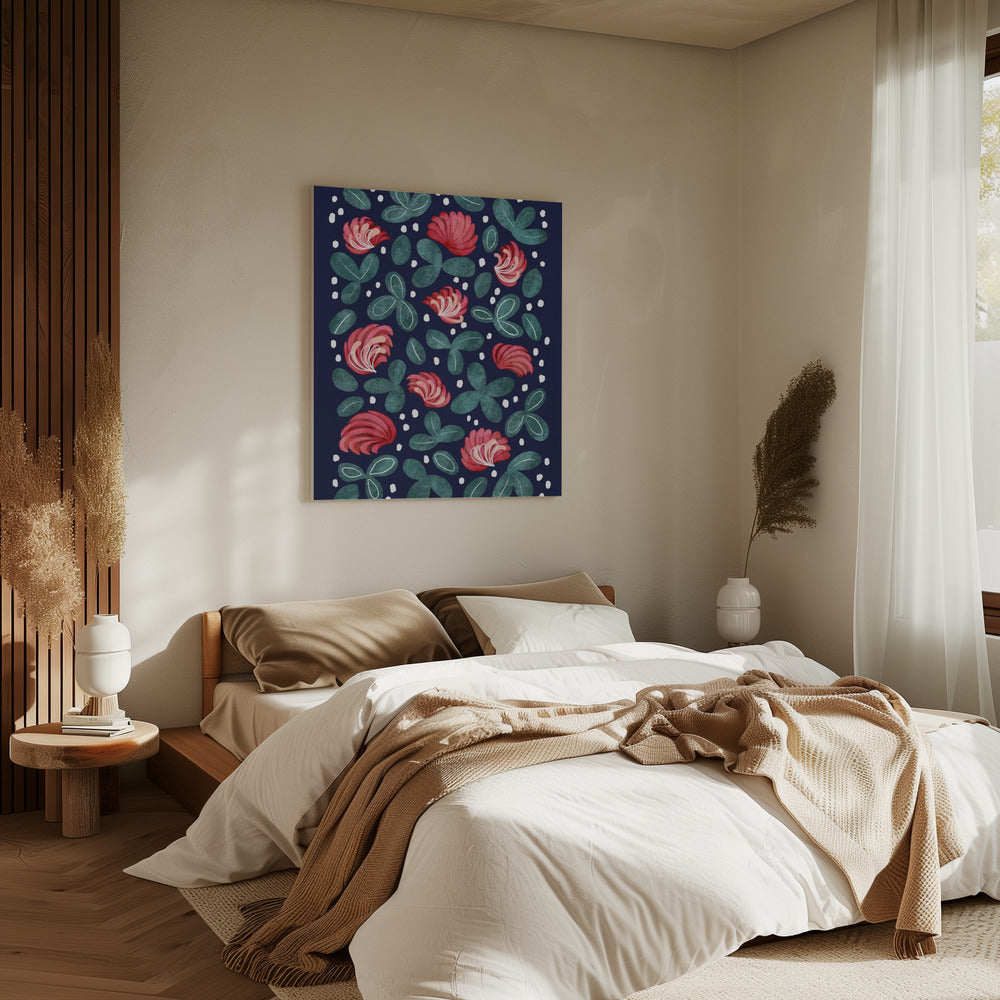 Red flowers III | Canvas
