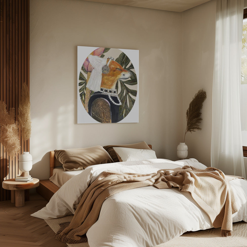 Fox Dressed In Renaissance Attire | Canvas