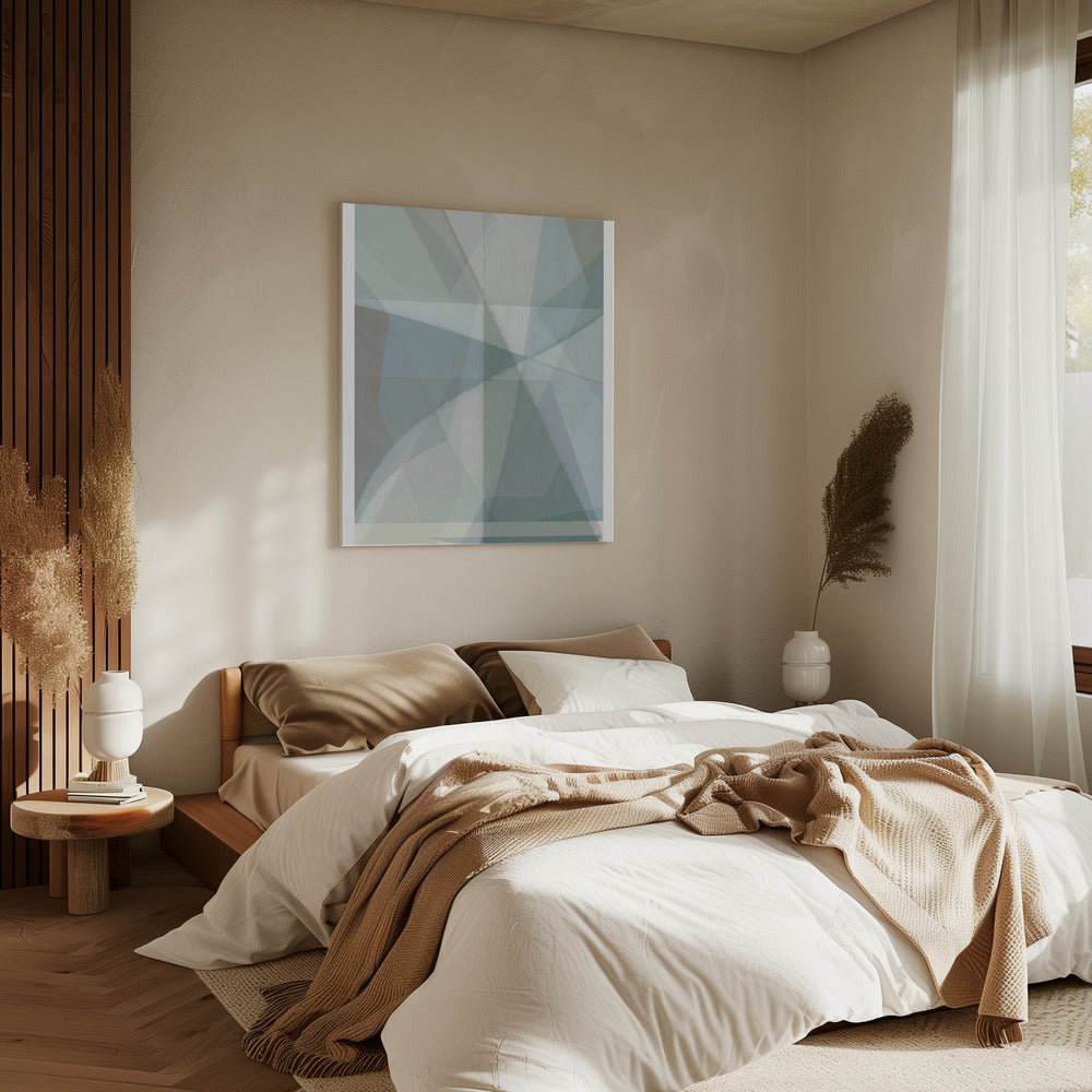 Geometric Shapes In Muted Tones | Canvas