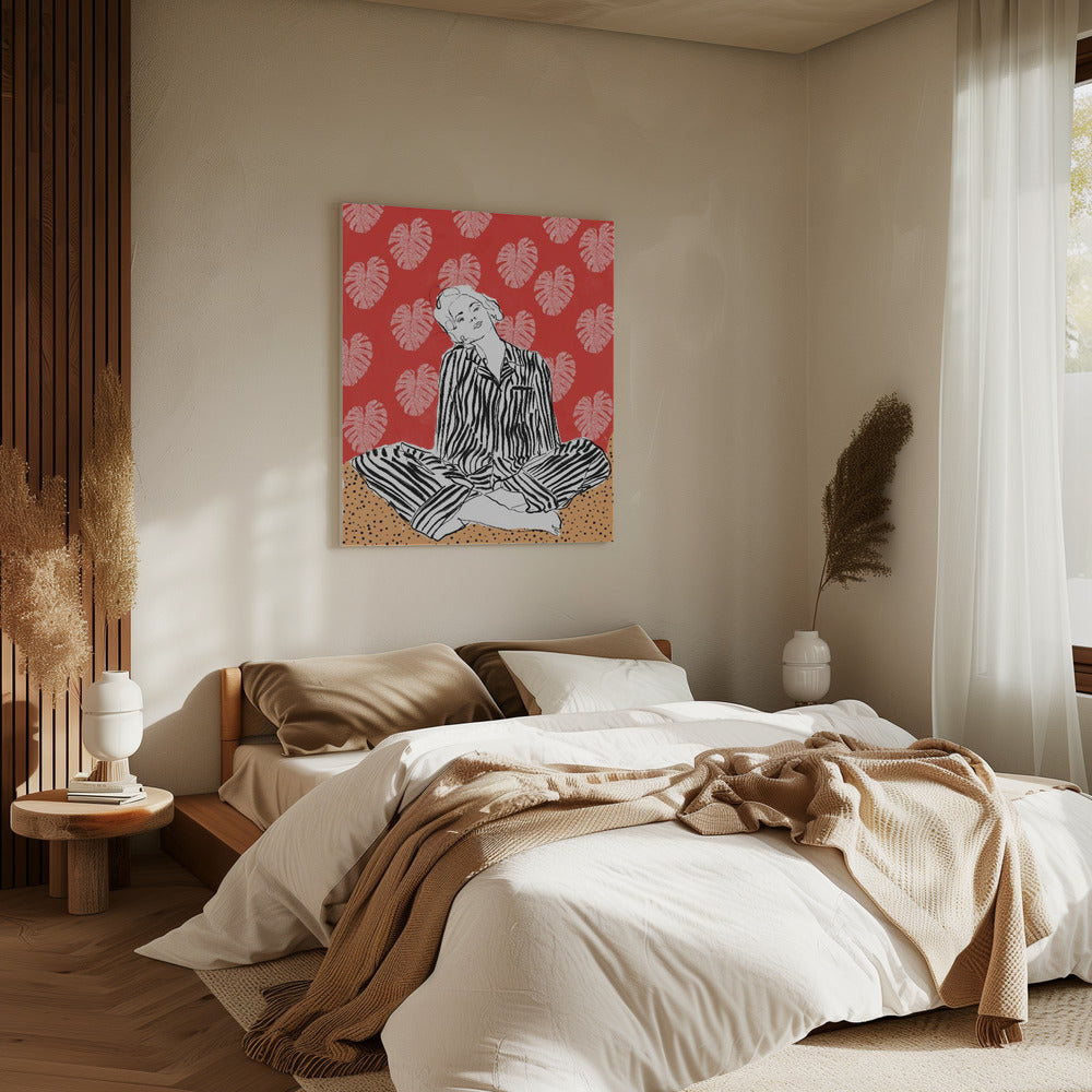 Serenity In Stripes | Canvas