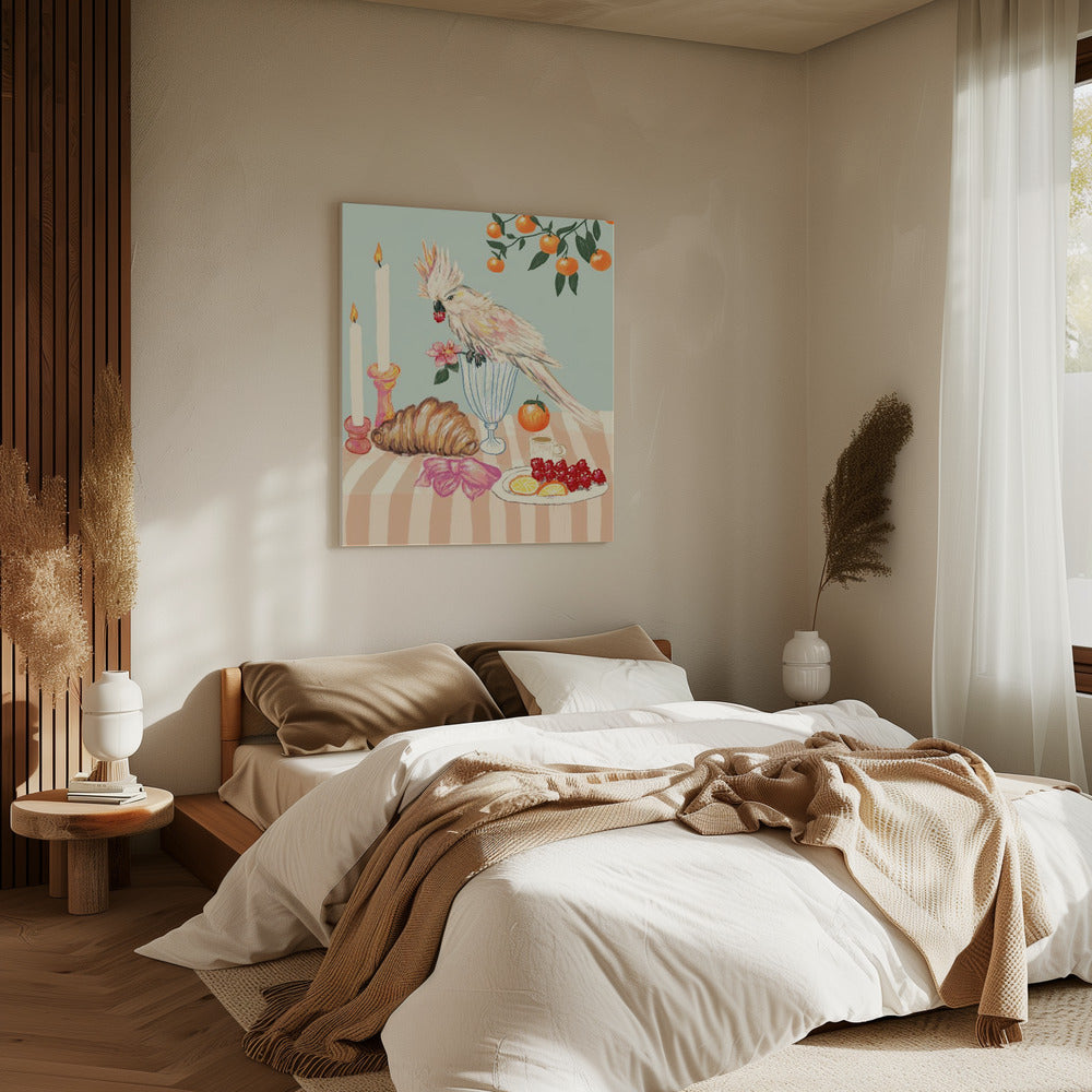 Breakfast With Bird | Canvas