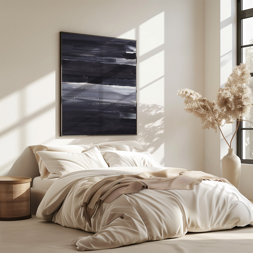 Expressive Monochrome Strokes | Poster