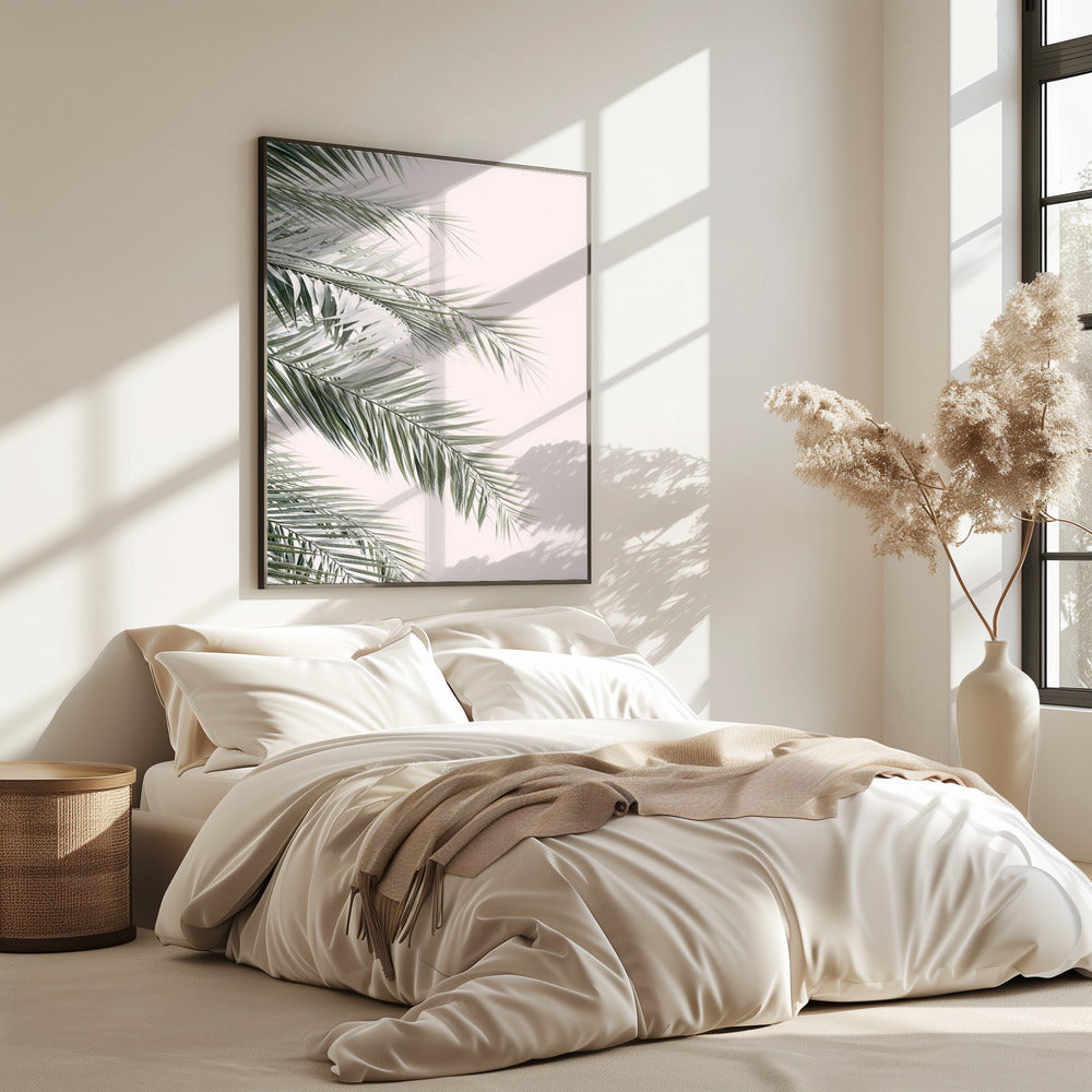 Blush Palm Leaves | Poster