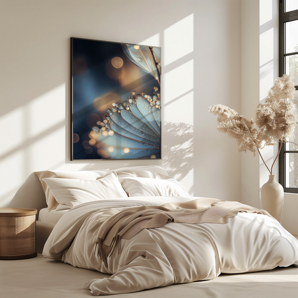 Dewy Petal Elegance | Poster