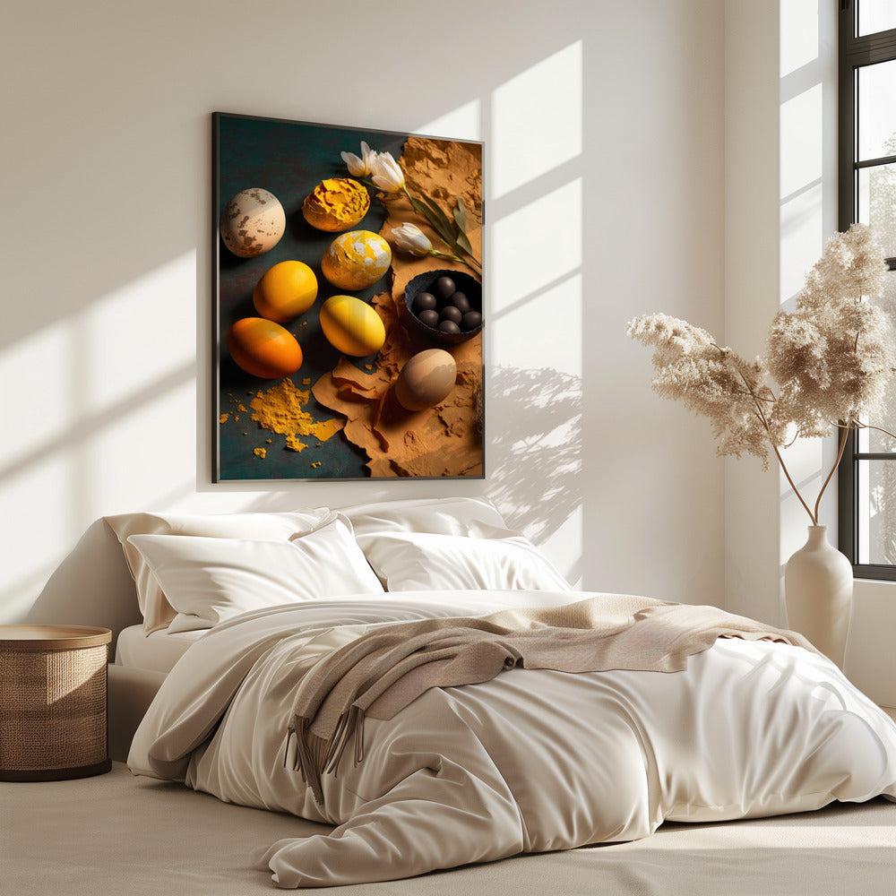 Eggs and Petals Harmony | Poster