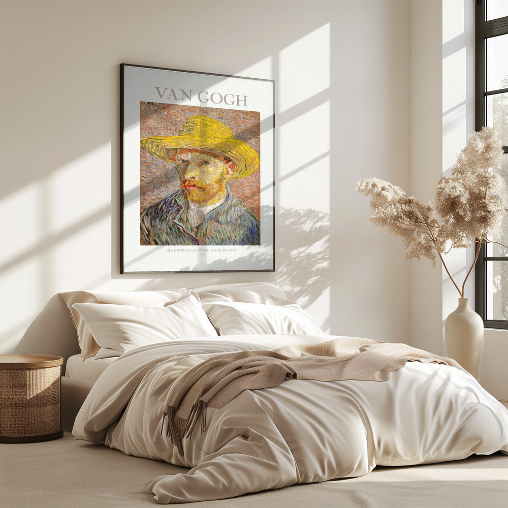 Self Portrait With Straw Hat | Poster