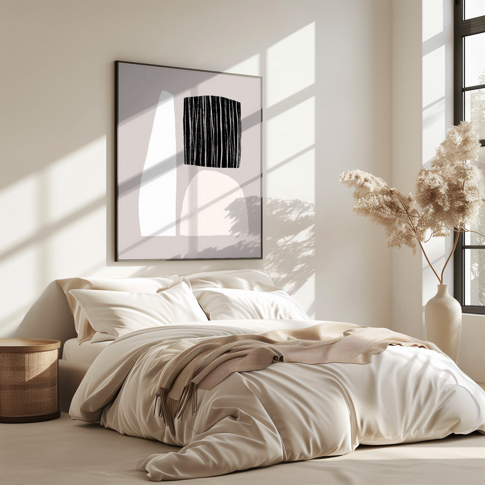 Geometric Shapes In Neutral Tones | Poster