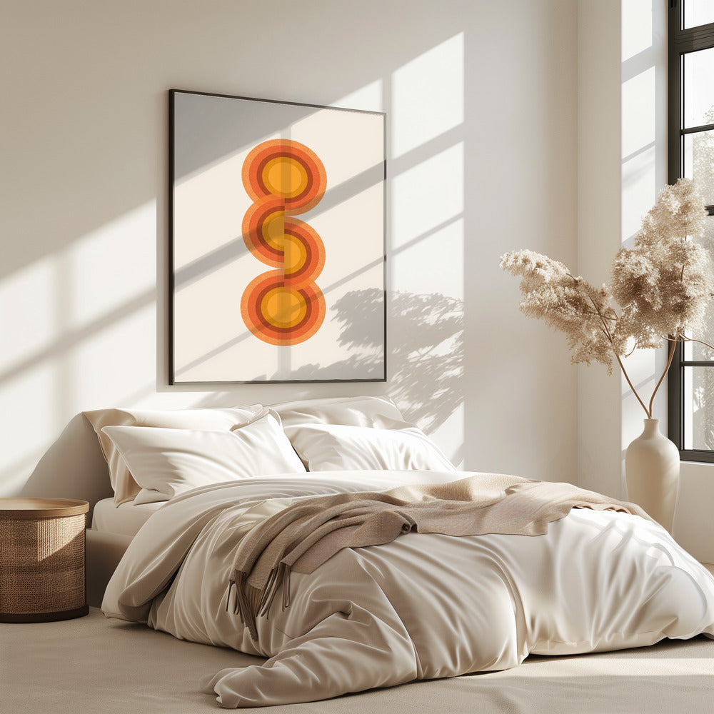 Retro Circles Trio | Poster