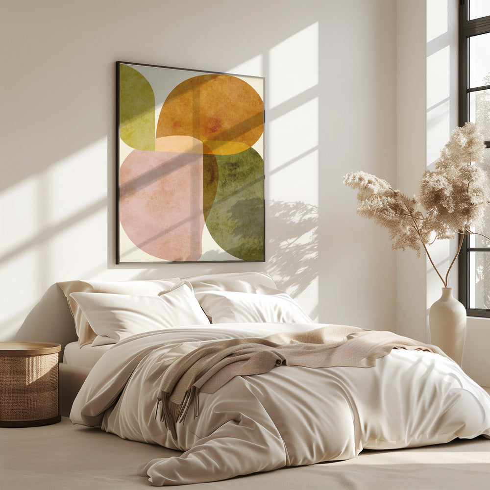 Aqua Shapes2 Kopie | Poster