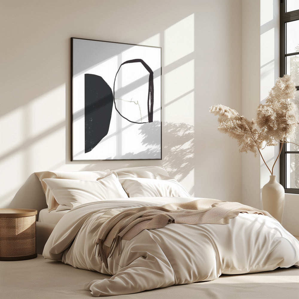 Geometric Shapes And Contrasting Colors | Poster