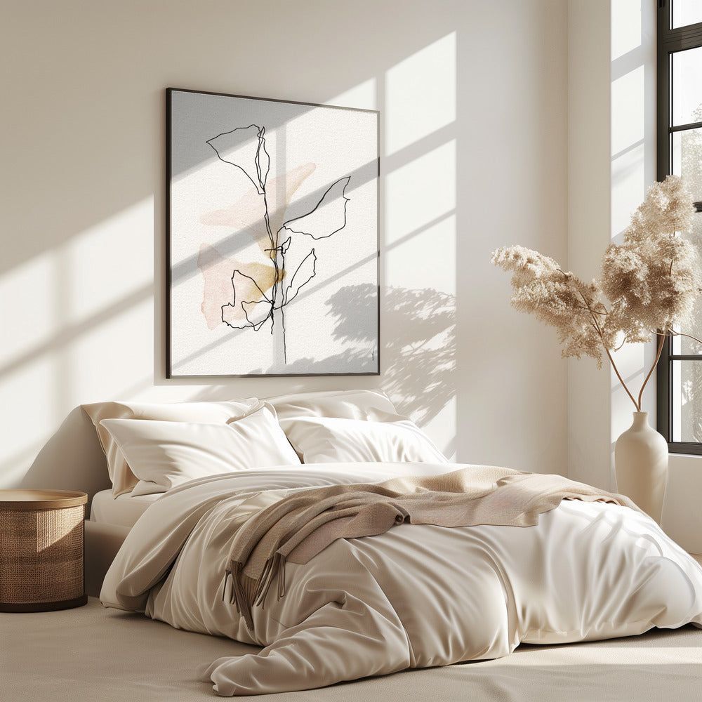Minimal Bloom Lines | Poster