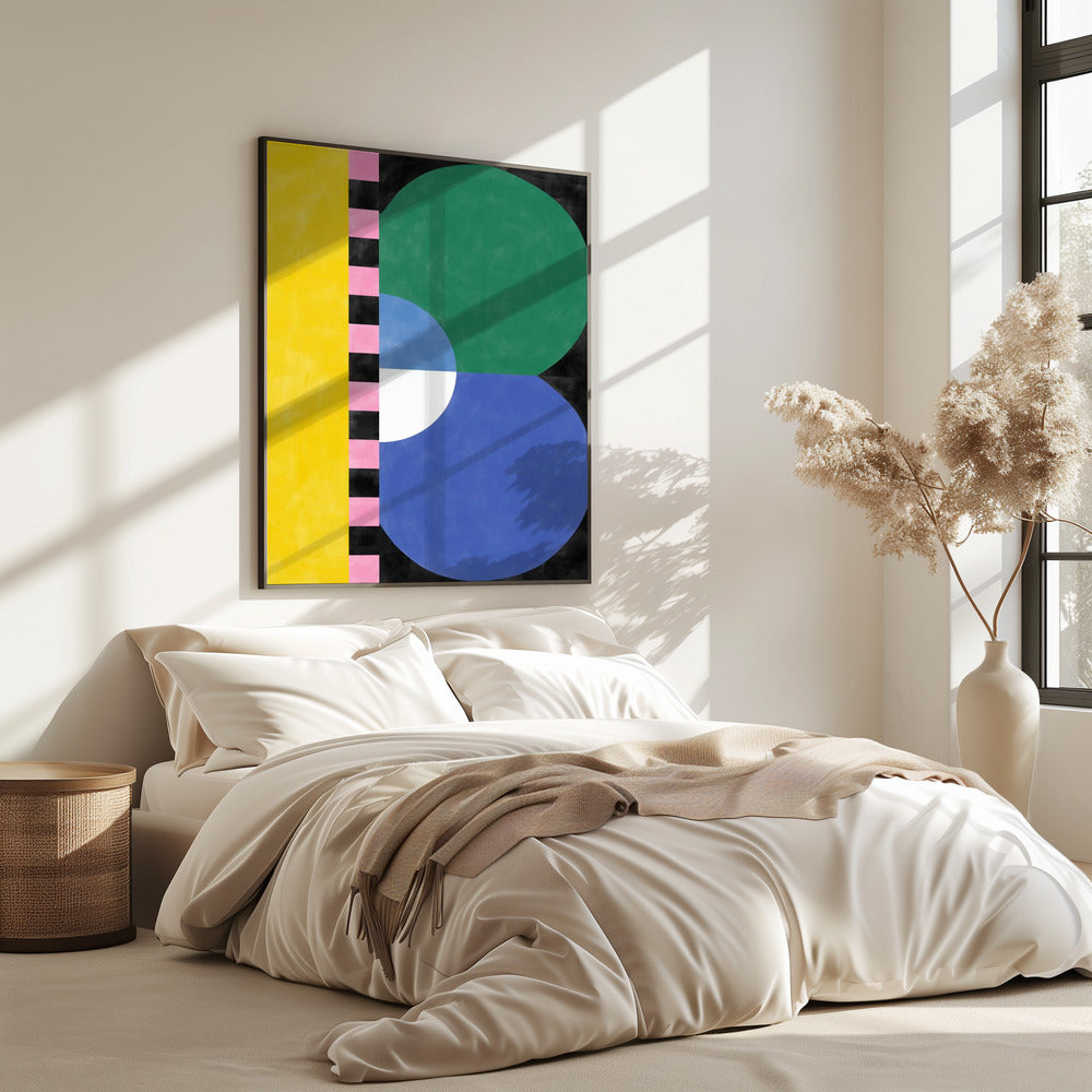 Colorful Geometry Block and shapes | Poster