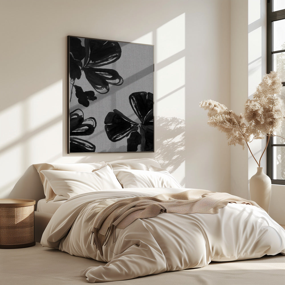 Black Floral 4 | Poster
