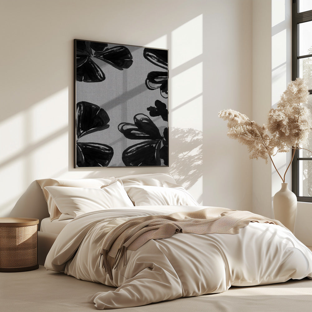 Black Floral 6 | Poster