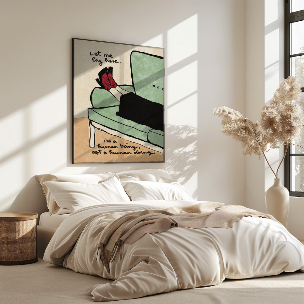 Let me lay here | Poster