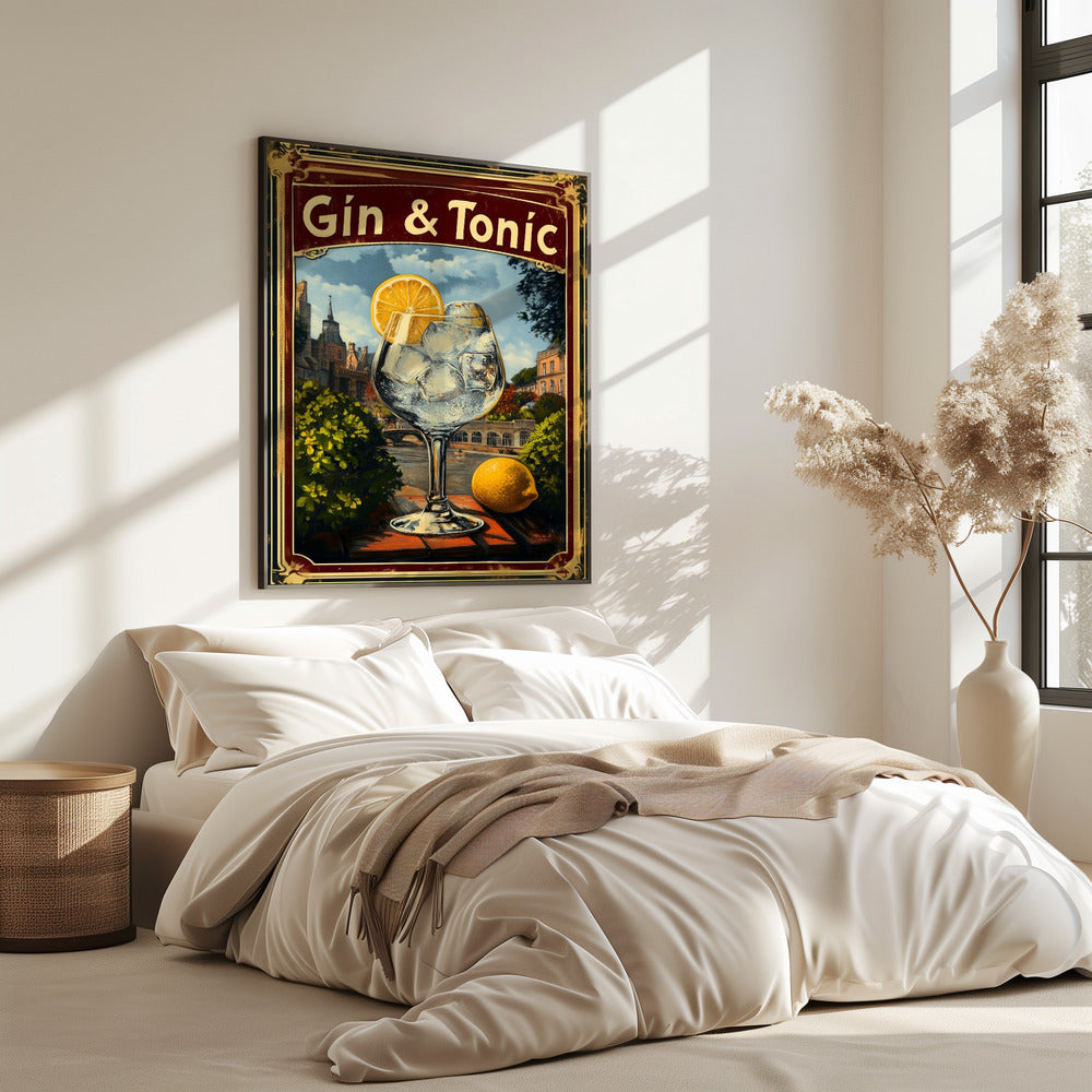 Gin &amp; Tonic Vintage | Poster