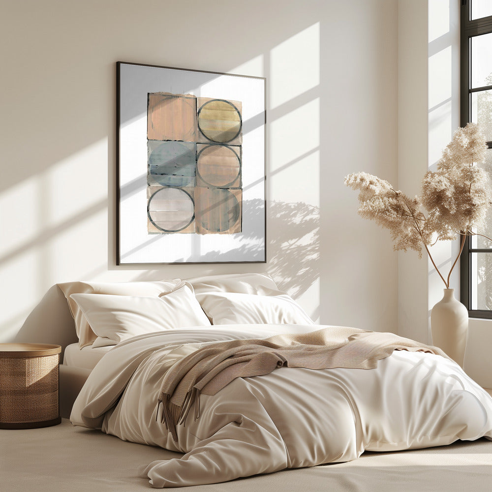 Circles In Squares No 2 | Poster